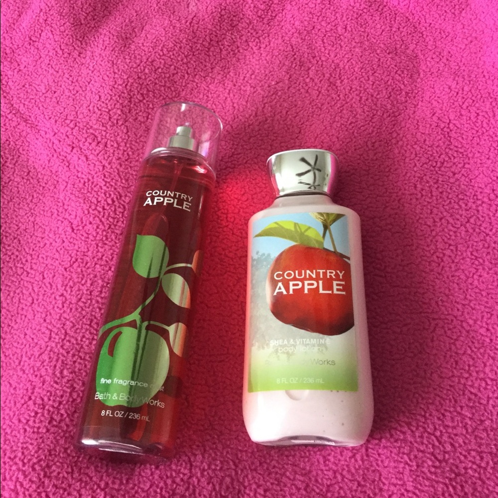 Bath and body works lotion set